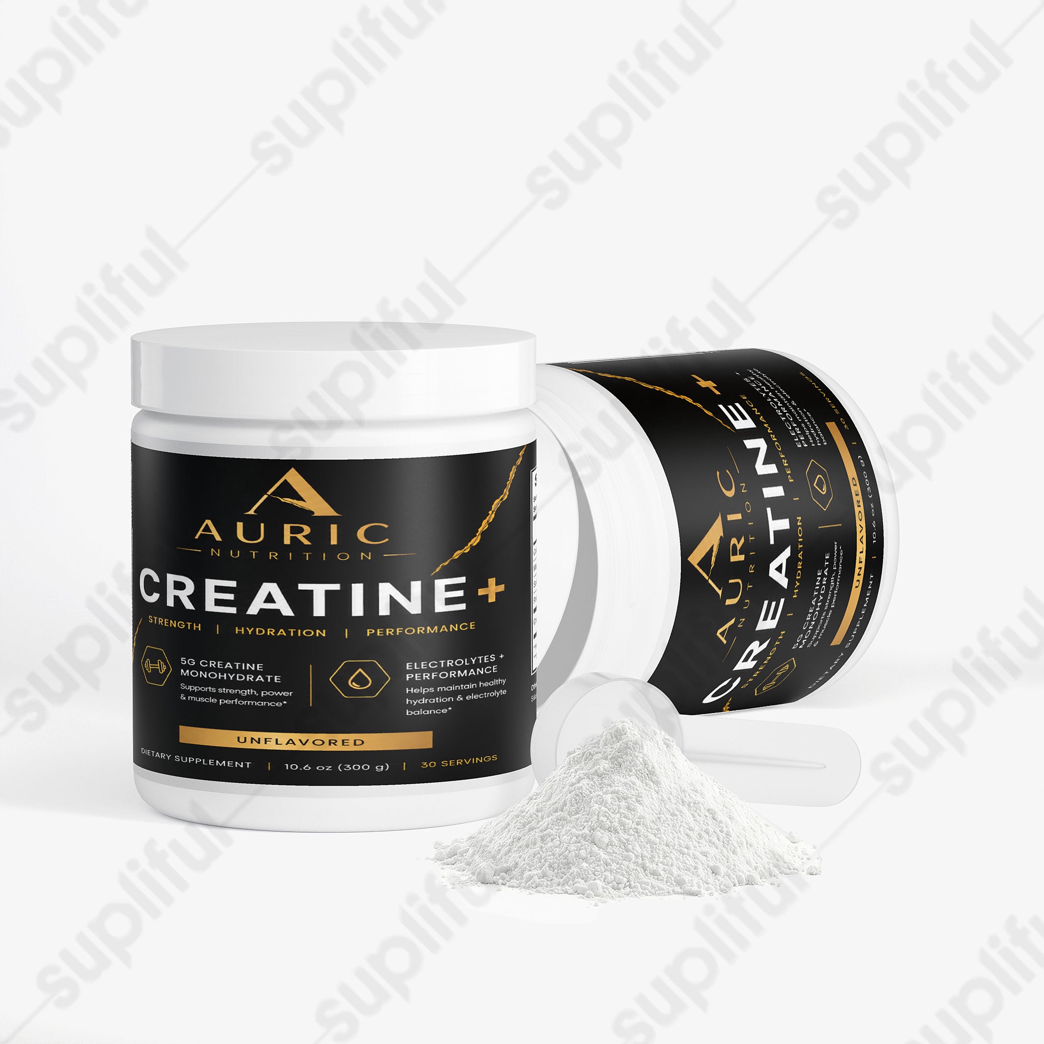Auric Creatine ingredients label