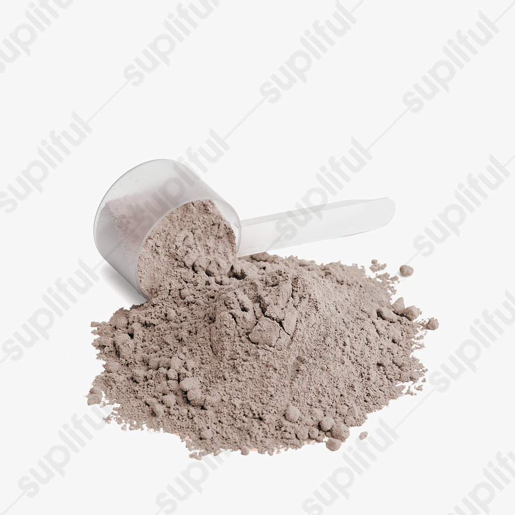 Auric Whey Isolate canister side view with usage directions