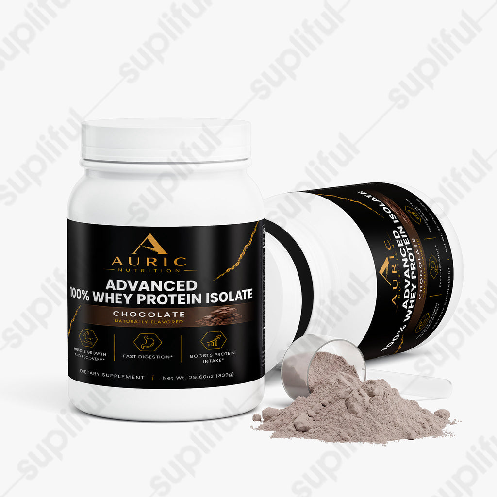 Auric Whey Isolate ingredients label